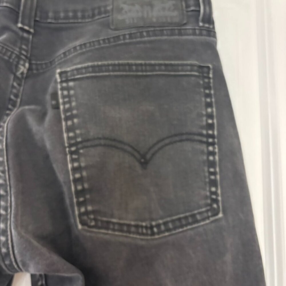 Men's Levi Strauss 511 Black Slim Jeans - Picture 6 of 9